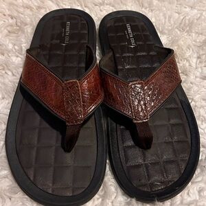 $25 sale Kenneth Cole Izzo Sandals 12m upper: leather, lining and outsole